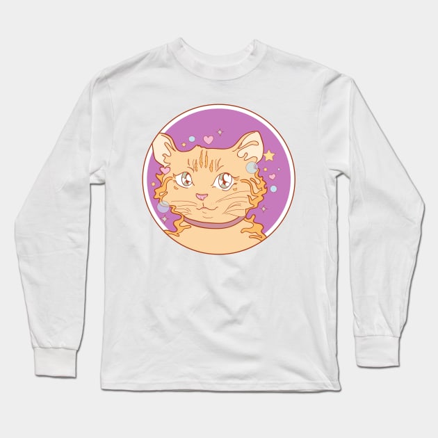 Millicent the cat Long Sleeve T-Shirt by RekaFodor